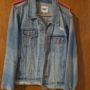 Old Navy Blue Jean Jacket Classic Denim Style